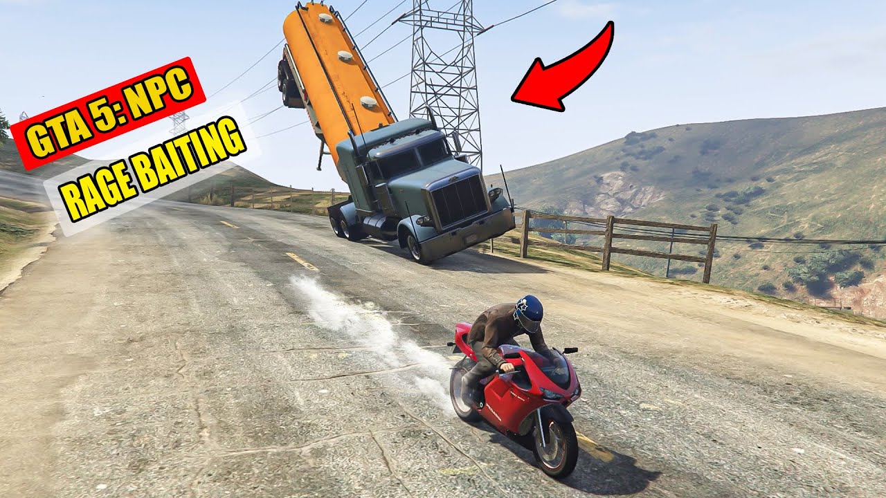 GTA 5: Ten Minutes of The BEST NPC *Rage Baiting* #1