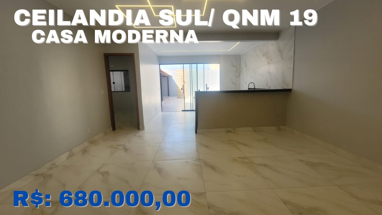 CASA MODERNA A VENDA NA QNM 19 - CEILÂNDIA SUL