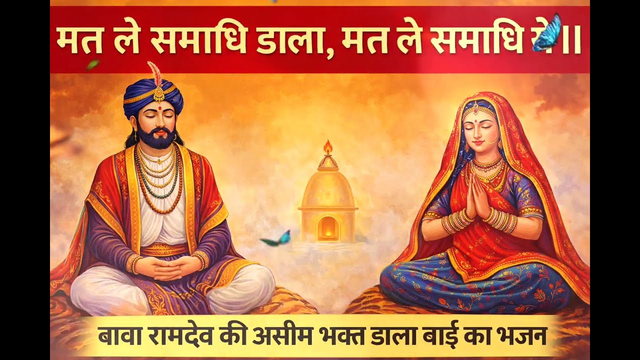 मत ले समाधि डाला बाई | बाबा रामदेव की असीम भक्त डाला बाई का देशी भजन | #babaramdev _#dalabaibhajan