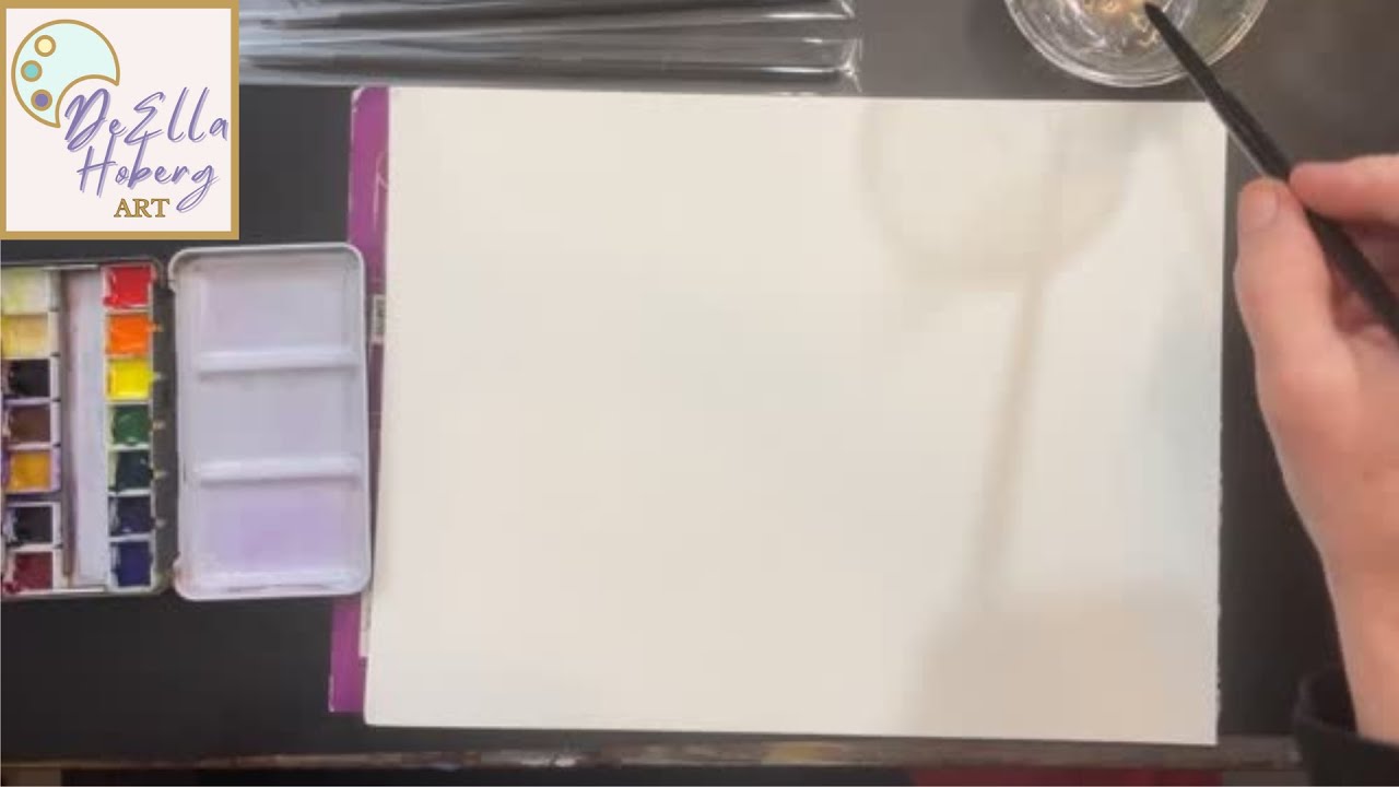Wet-in-Wet Watercolor Techniques for Beginners | Washes, Blooms & Texture Effects