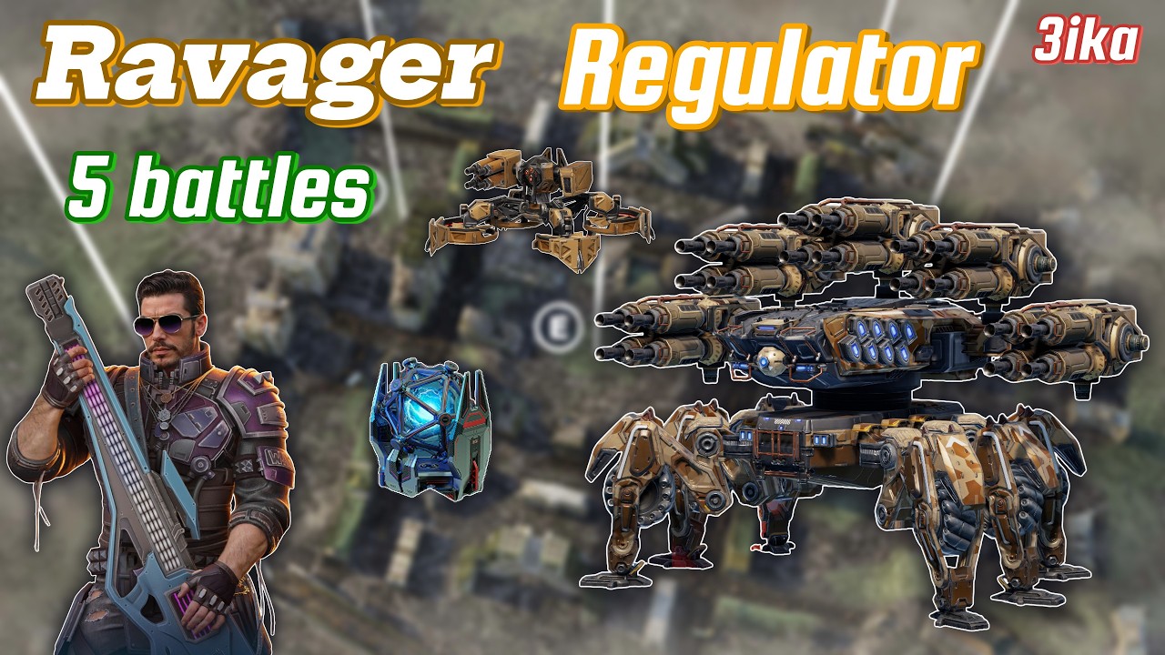 Ravager - Regulator | First 5 Battles | Gameplay | War Robots FTP