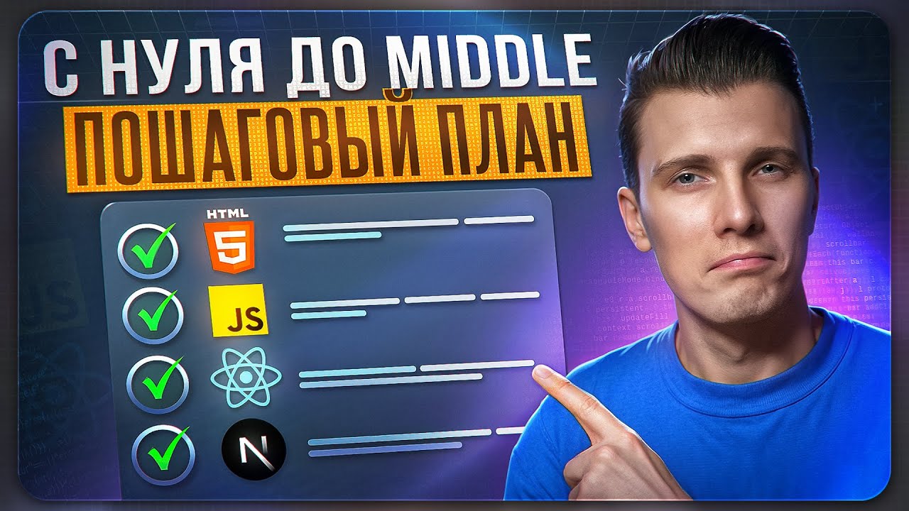 Как стать FRONT-END разработчиком: Чёткий путь от новичка до Middle [2025]