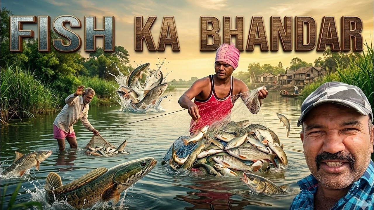 FISH KA BHANDAR | मछली का भंडार | BIG RIVER FISHING | FISHING VIRAL VIDEOS |