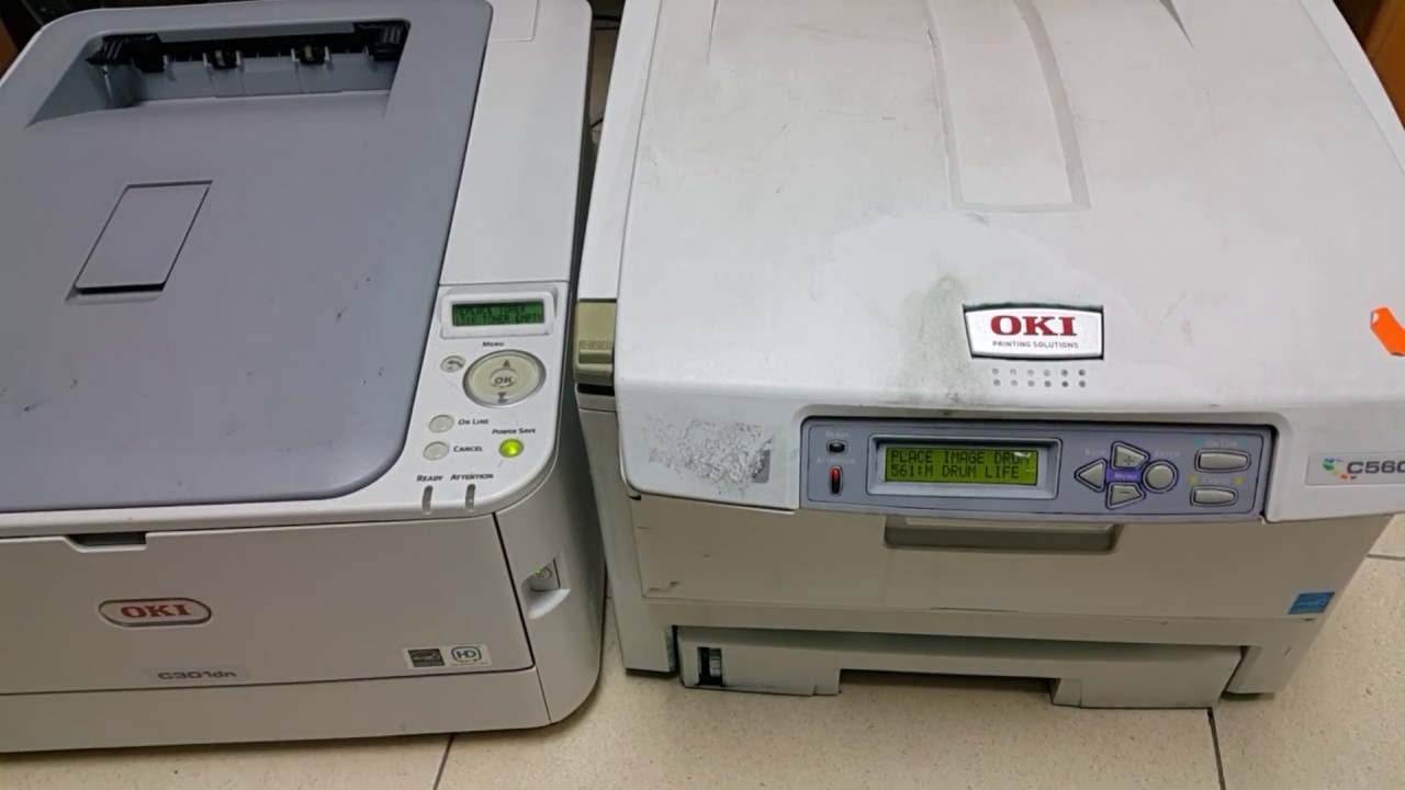 OKI C301dn, C321dn, C330dn, C511dn, C530dn,  C532dn,  C5700n, C5800n, C5900n تحايل قليلا