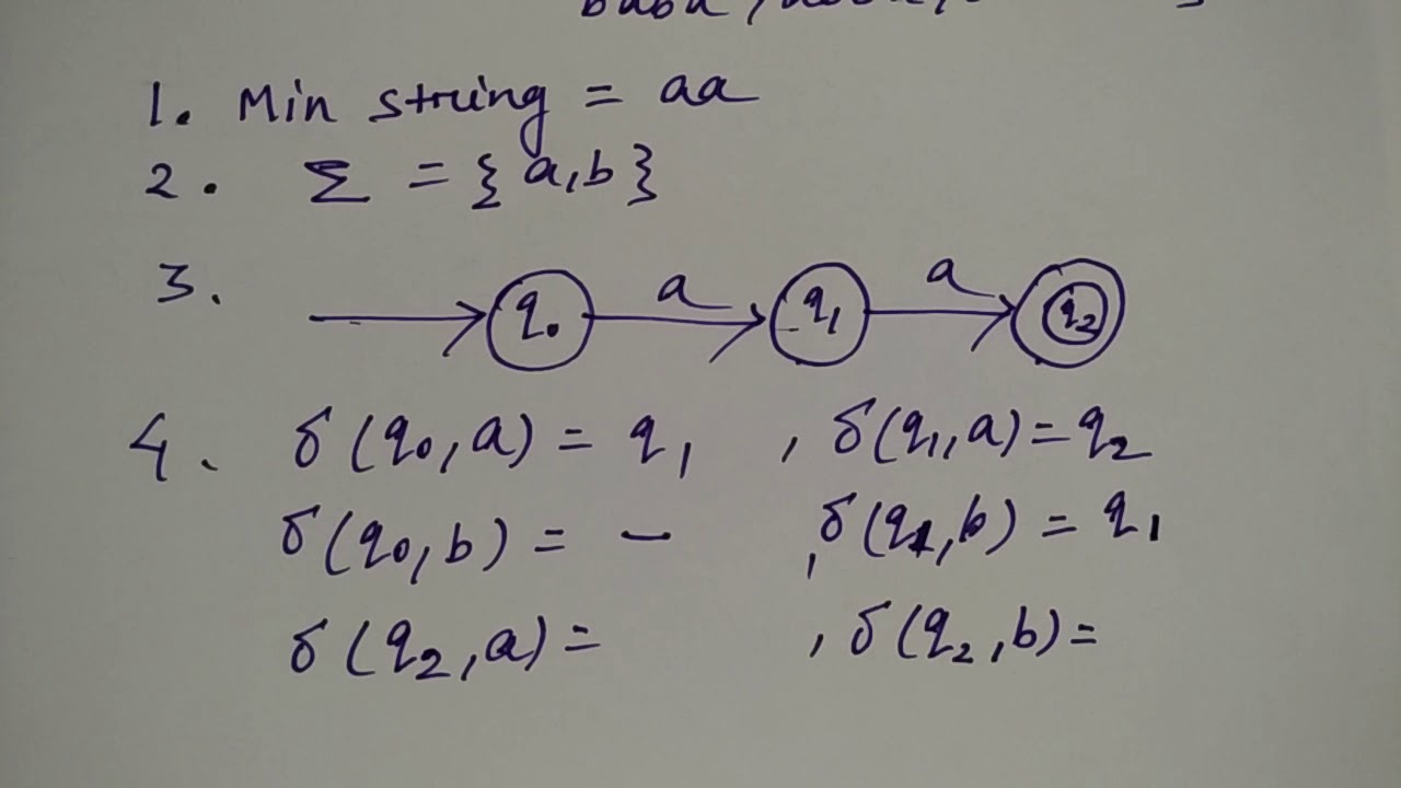 dfa automata examples in hindi | L= awa | TOC | Niharika Panda