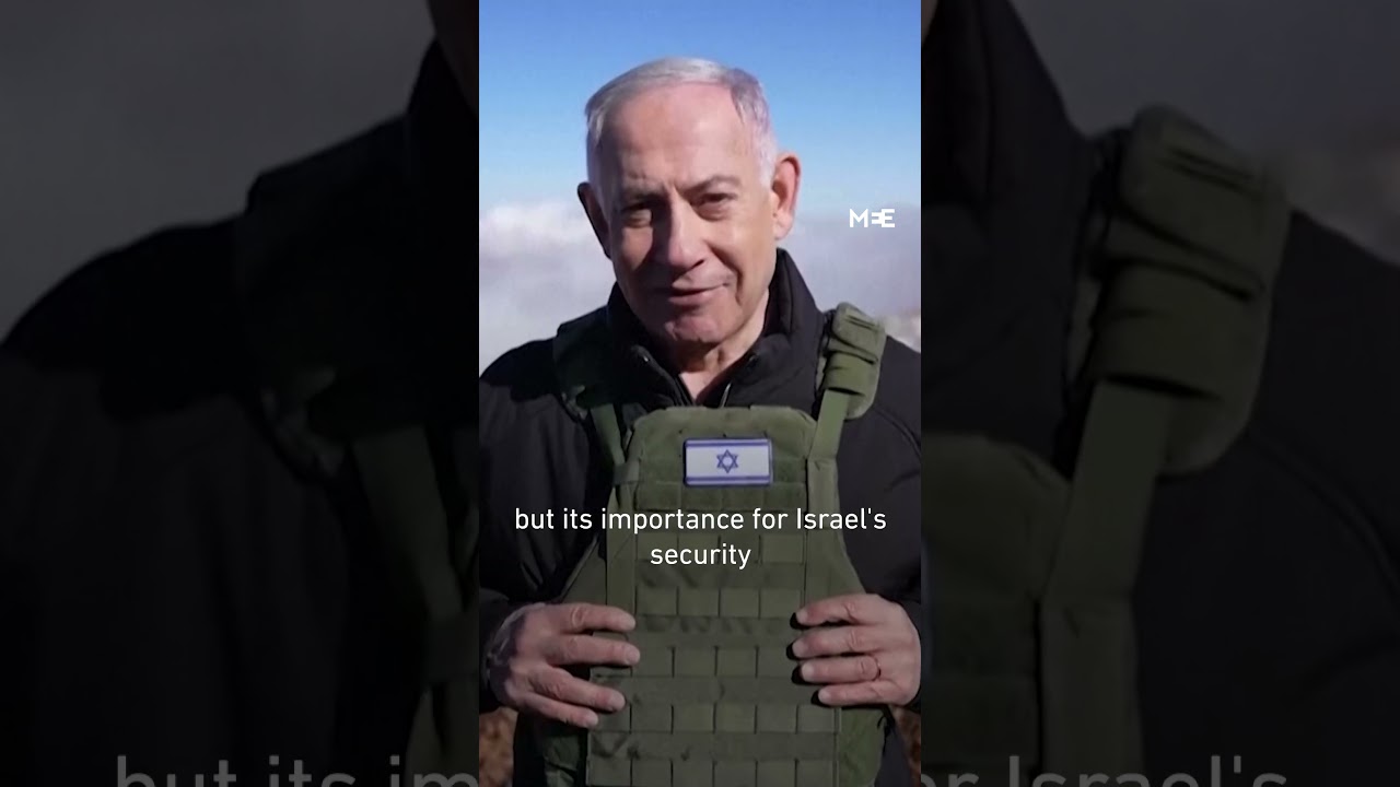 Israeli prime minister Netanyahu holds briefing on Syria&rsquo;s Mount Hermon