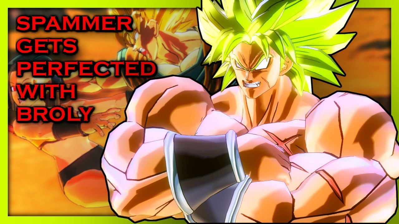 God Fist Spammer Gets Perfected With Broly and Rage Quits | Dragon Ball Xenoverse 2