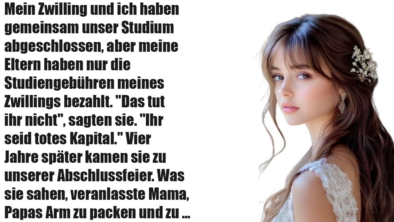 Meine Eltern zahlten das Studium meines Zwillings – nicht meins  Dann rief der Dekan meinen Namen