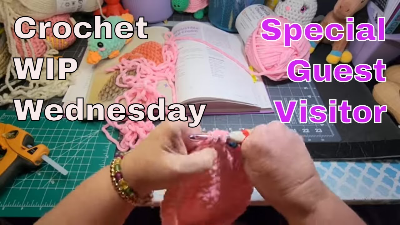 Crochet WIP Wednesday * Chat * Painting * Crochet And Chat