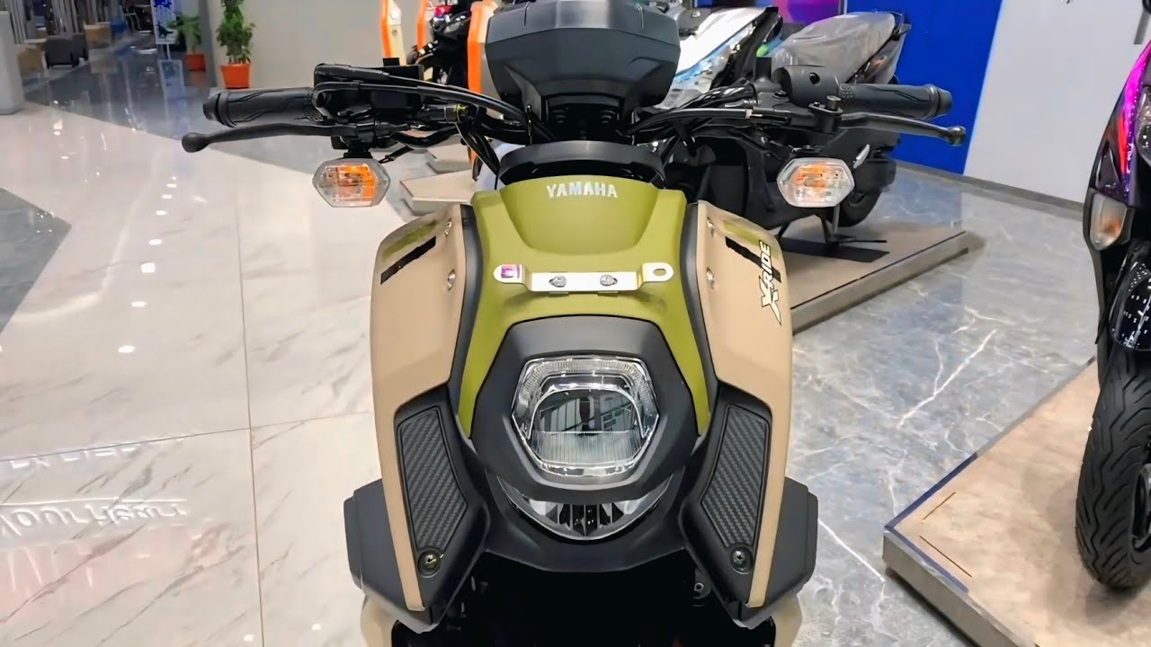 CHEAP PRICE ADVENTURE SCOOTER - THE NEWEST YAMAHA X-RIDE 125 2025 SAND COLOR