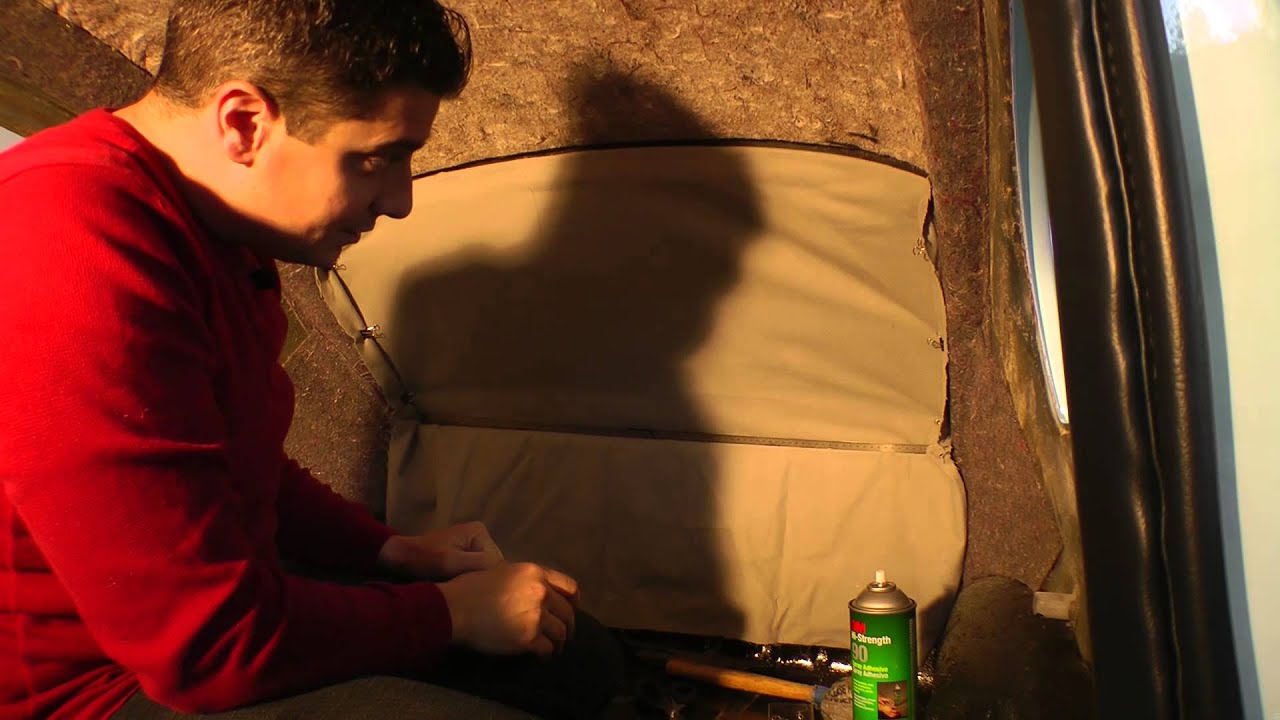 Classic VW BuGs How to Install Volks Multi-Piece Beetle Headliner Pt.4 of 6