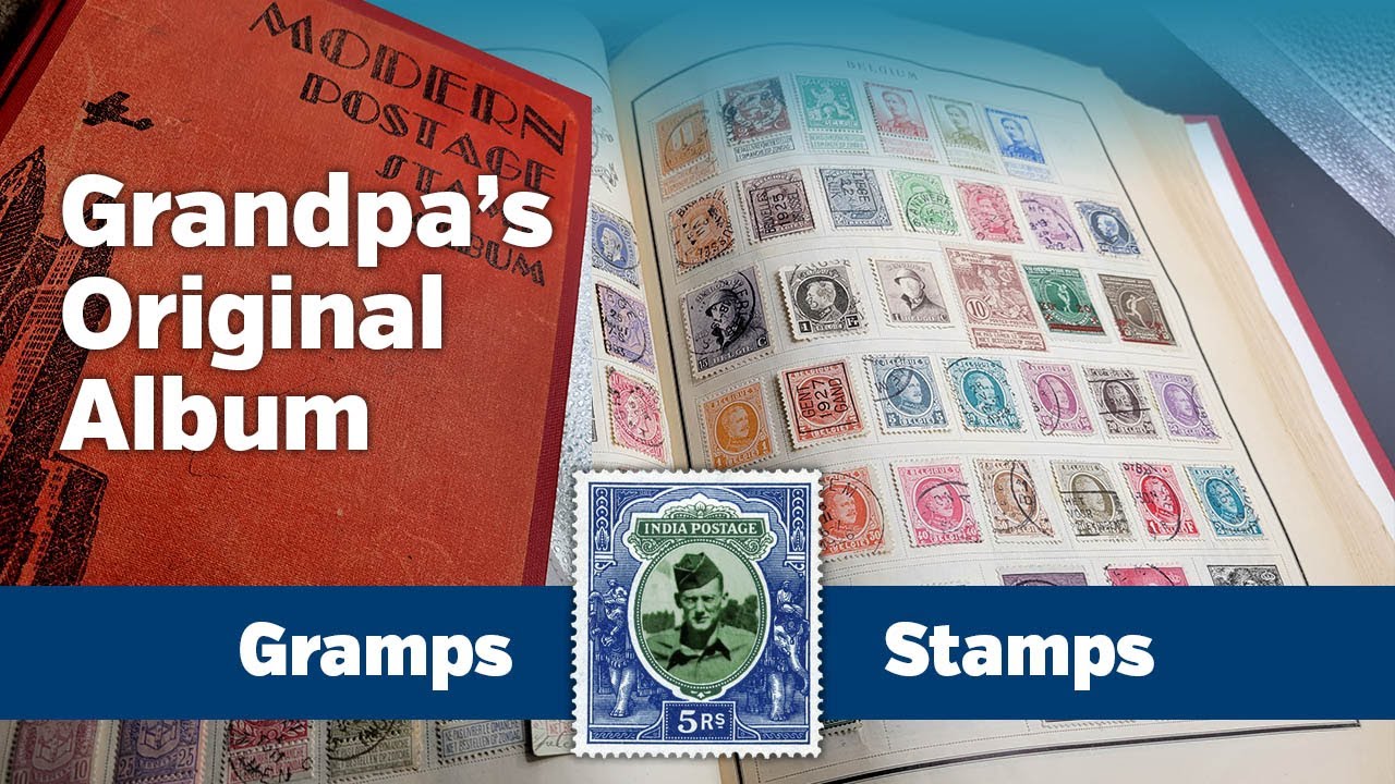 Grandpa's Stamp Album - Cover to Cover