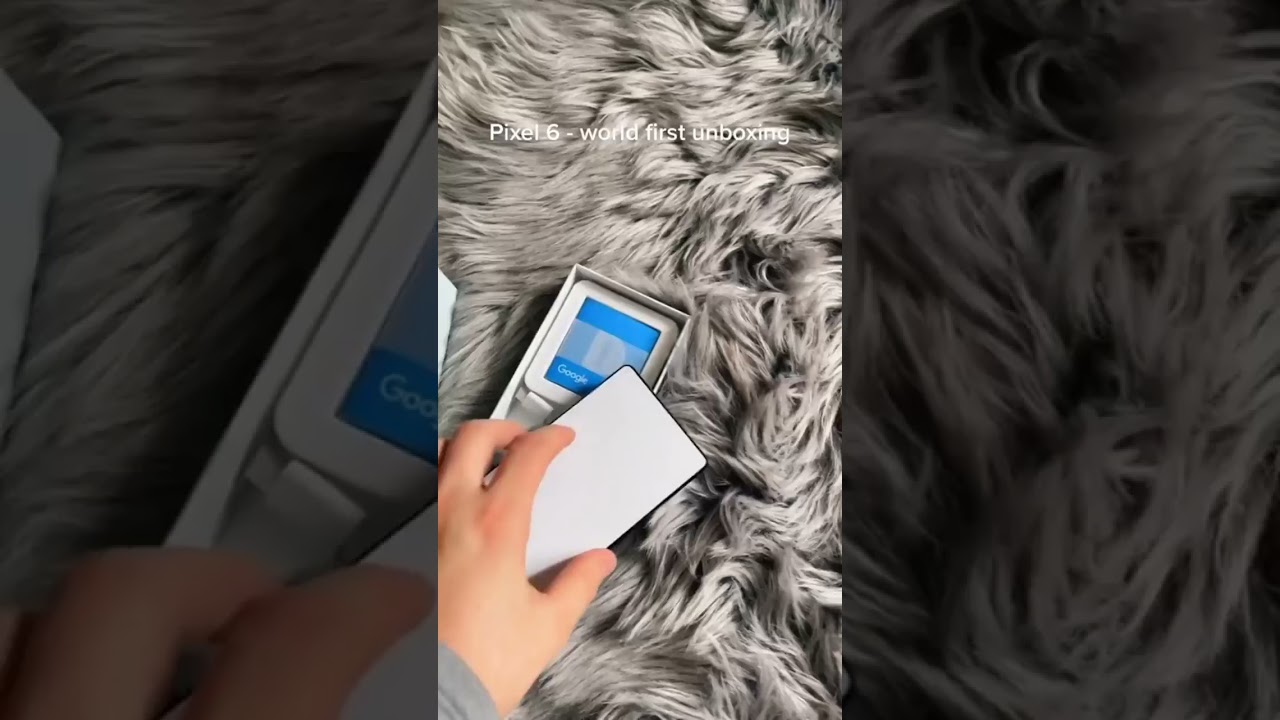 Google Pixel 6 Retail Unit Unboxing 