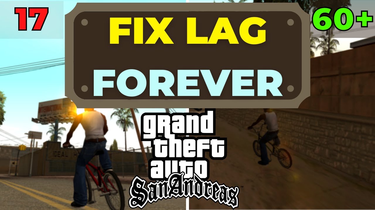 Amazing way to Boost Gta Sa FPS and Fix Lag GTA SA | Gta Sa Lag Fix | Gta Sa fps boost Low End PC