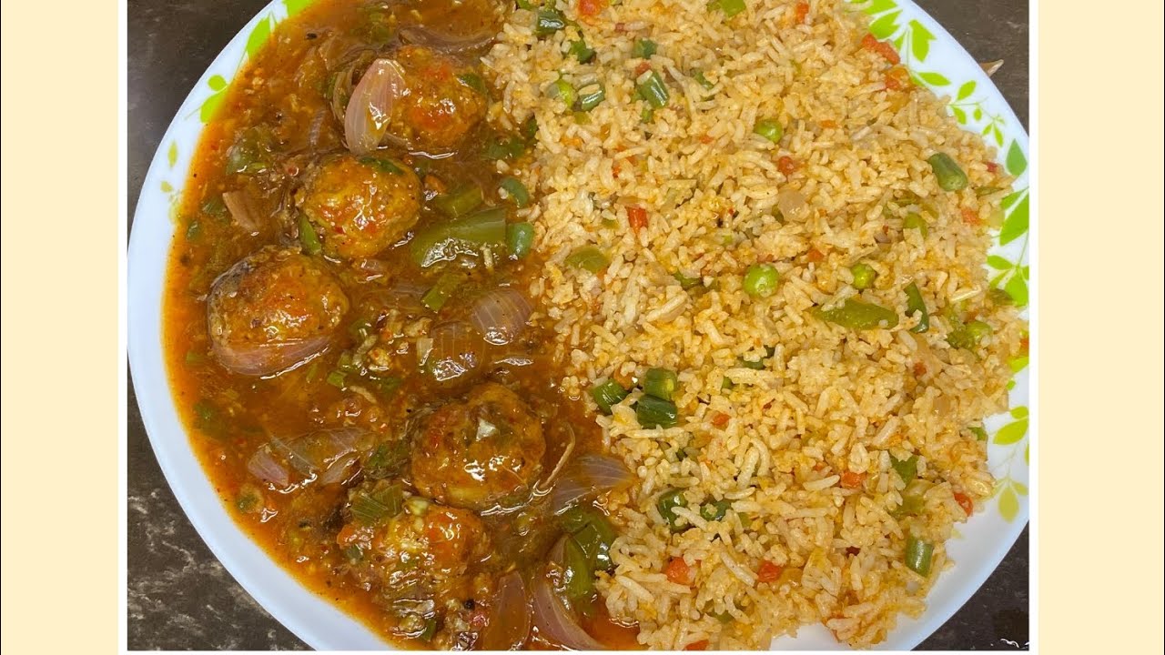 Restaurant Style Veg. Manchurian Fried Rice Recipe |ft.chef ritu 