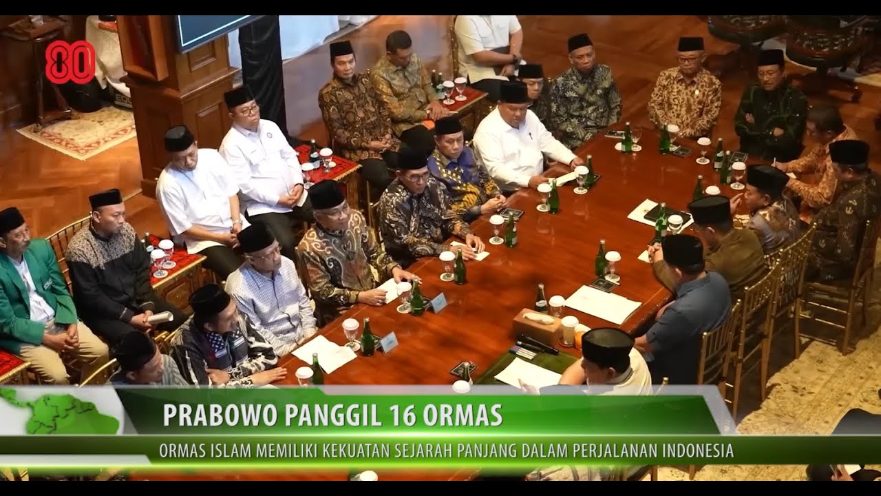 BREAKING NEWS | PRABOWO UNDANG PERWAKILAN 16 ORMAS ISLAM