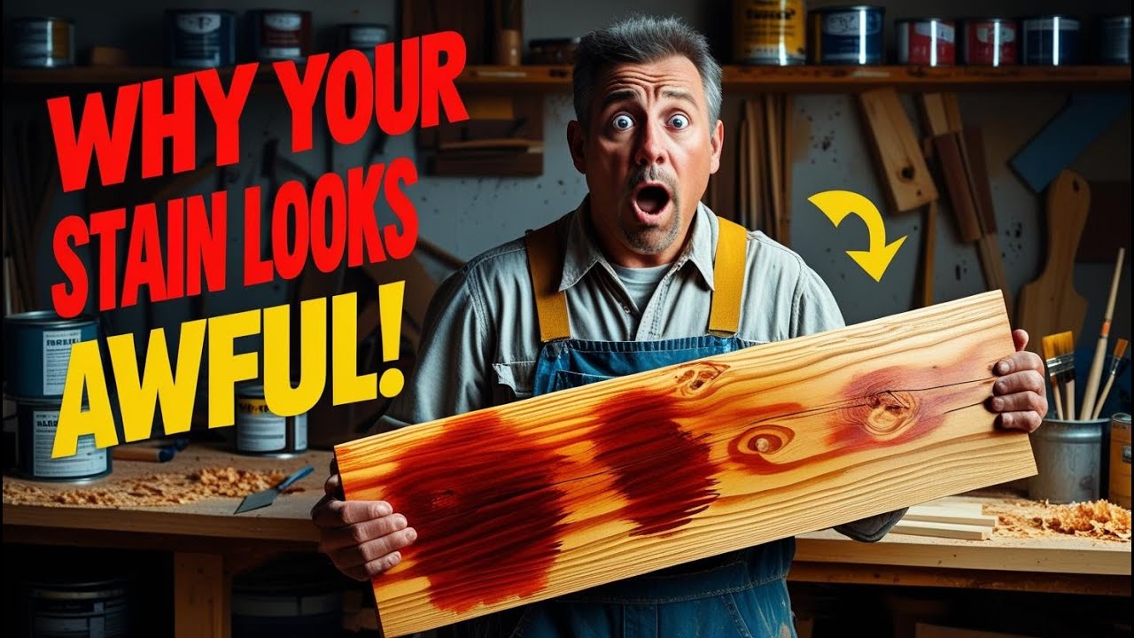 Why Your Wood Stain Looks Blotchy (And How to Fix It Like a Pro!)