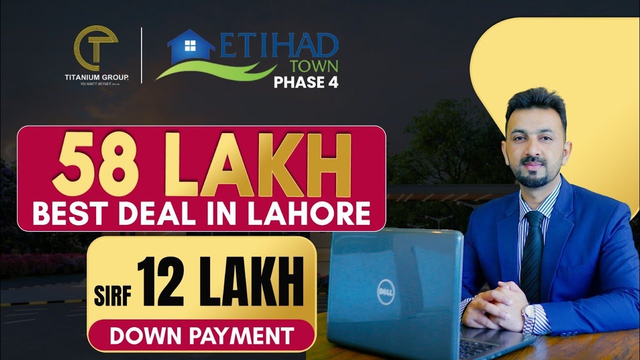5 Marla Plot in Lahore Under 60 Lakh: Etihad Town Phase 4 Pre-Launch Deal Explained