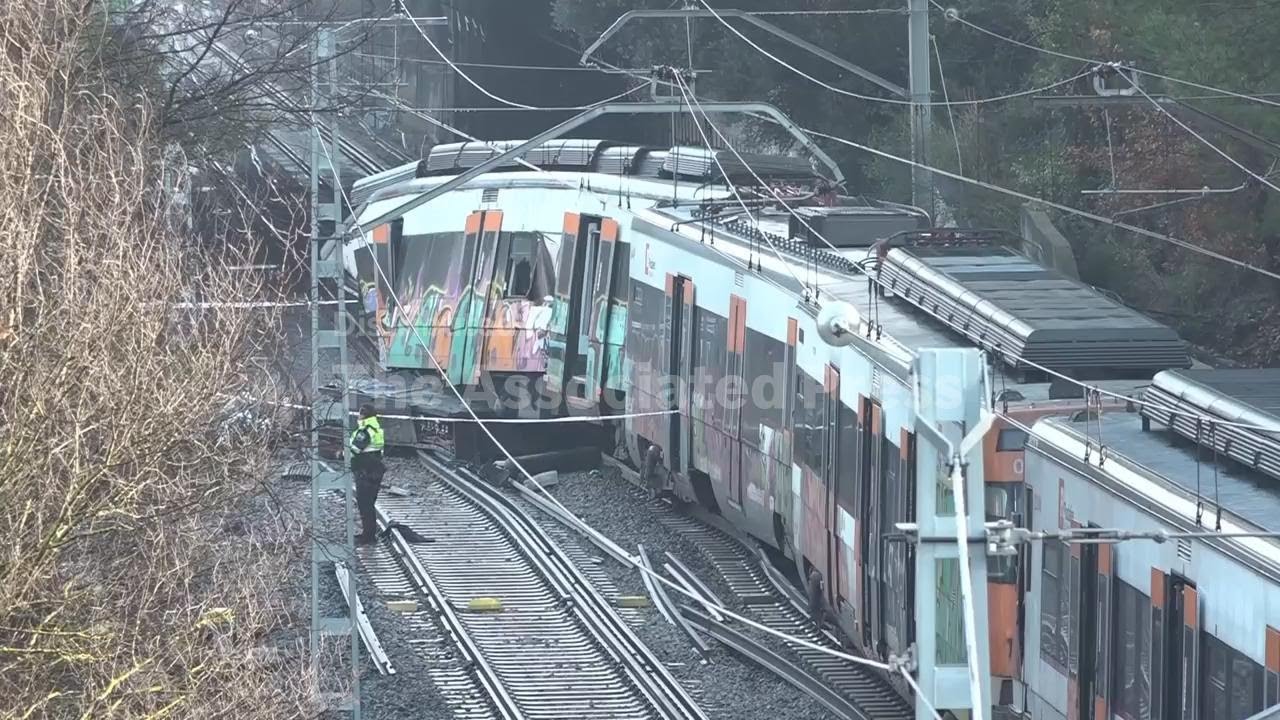 Barcelona commuter rail crash disrupts service days after deadly Spanish train collision