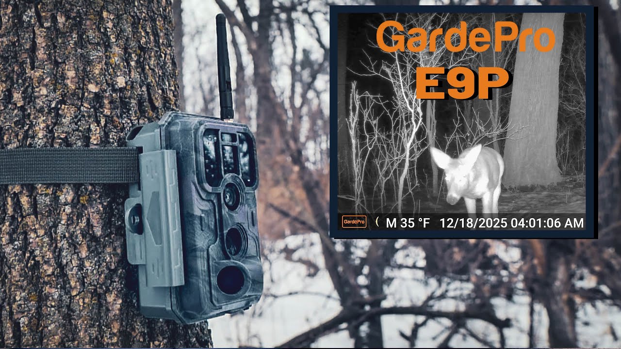 GardePro E9P Trail Cam & SP300 Solar Panel