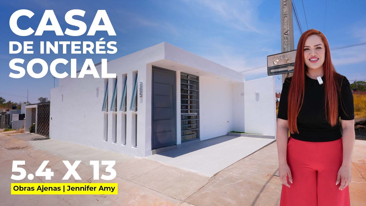 CASA DE INTERÉS SOCIAL con DISEÑO SORPRENDENTE | Obras Ajenas | Jennifer Amy