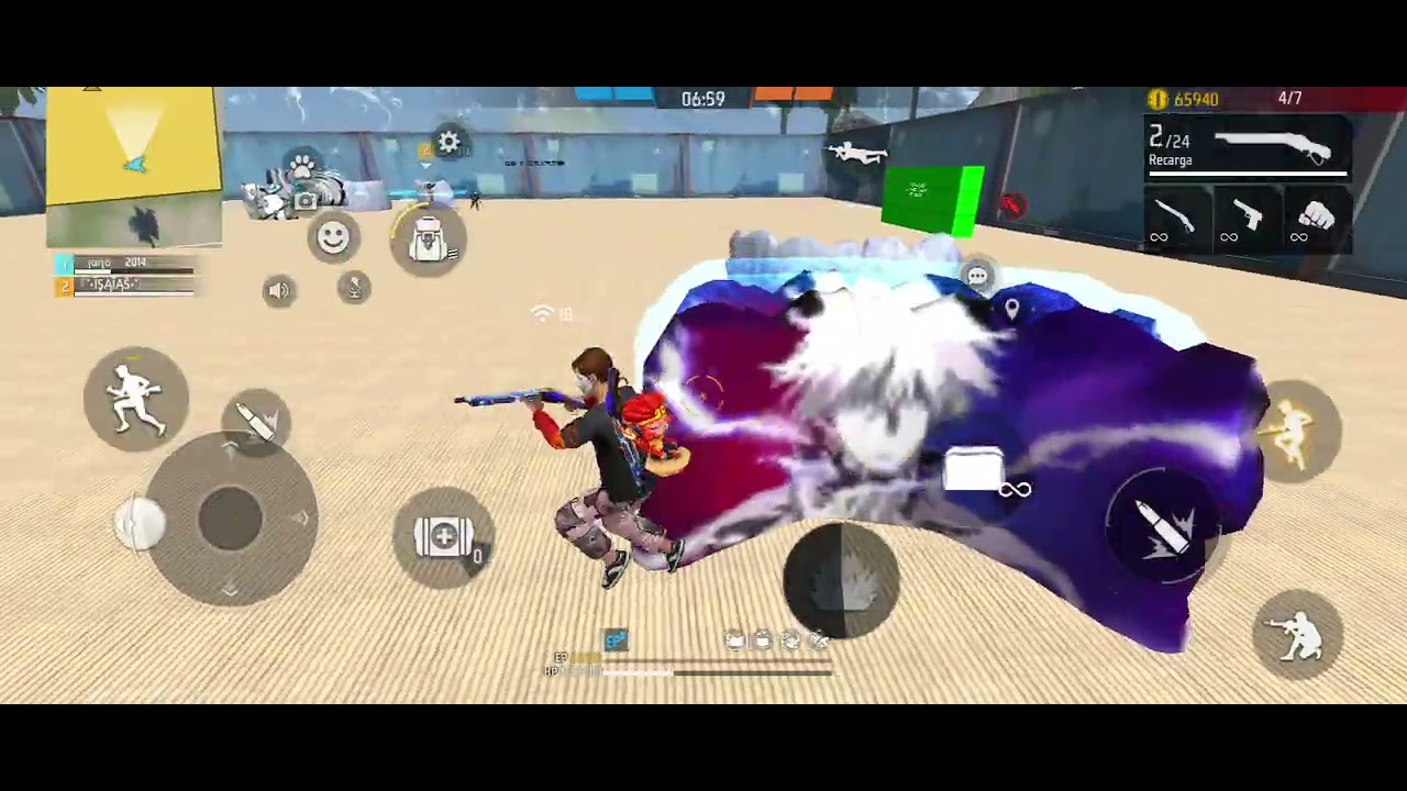 PvP contra amigos 