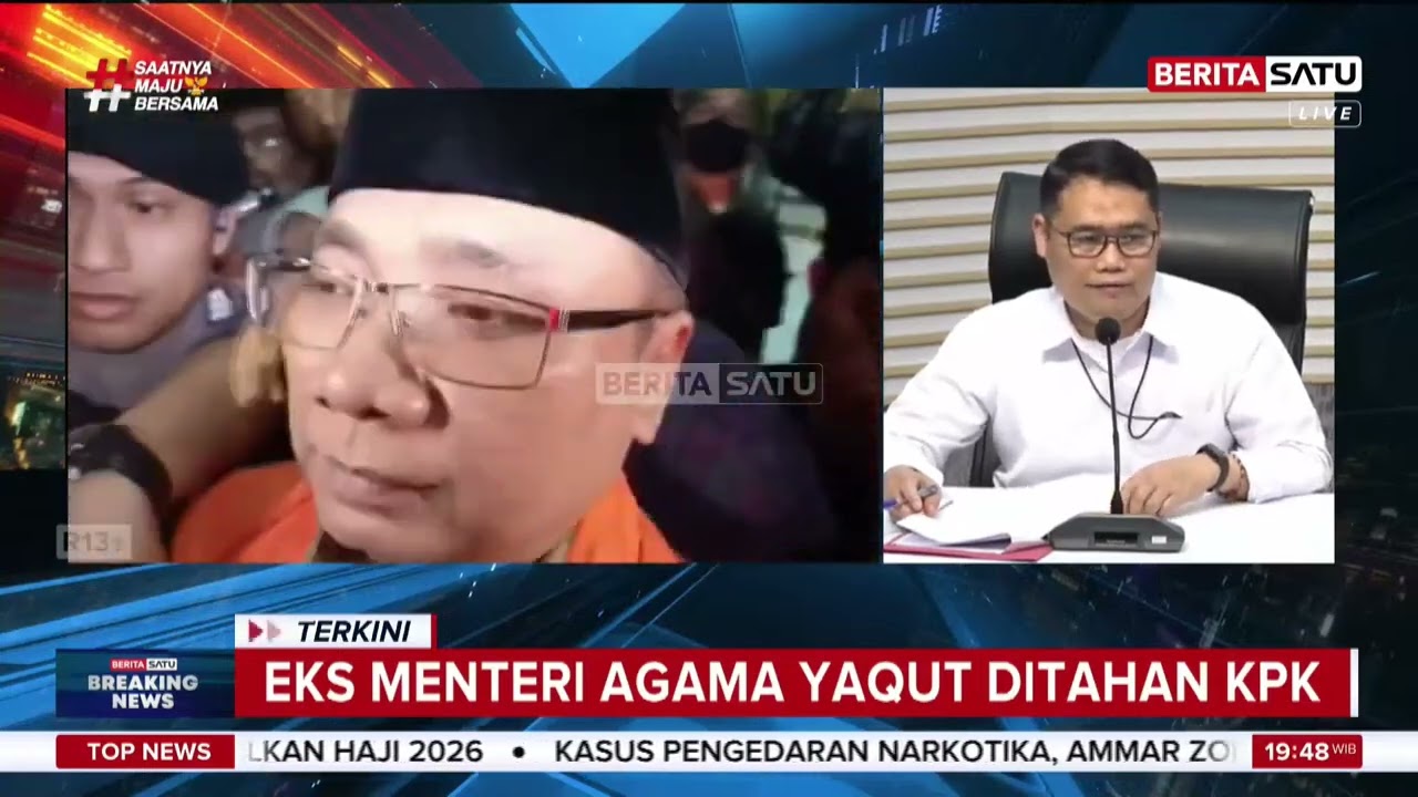 Jumpa Pers KPK Terkait Penahanan Eks Menag Yaqut Cholil Qoumas #Beritasatu