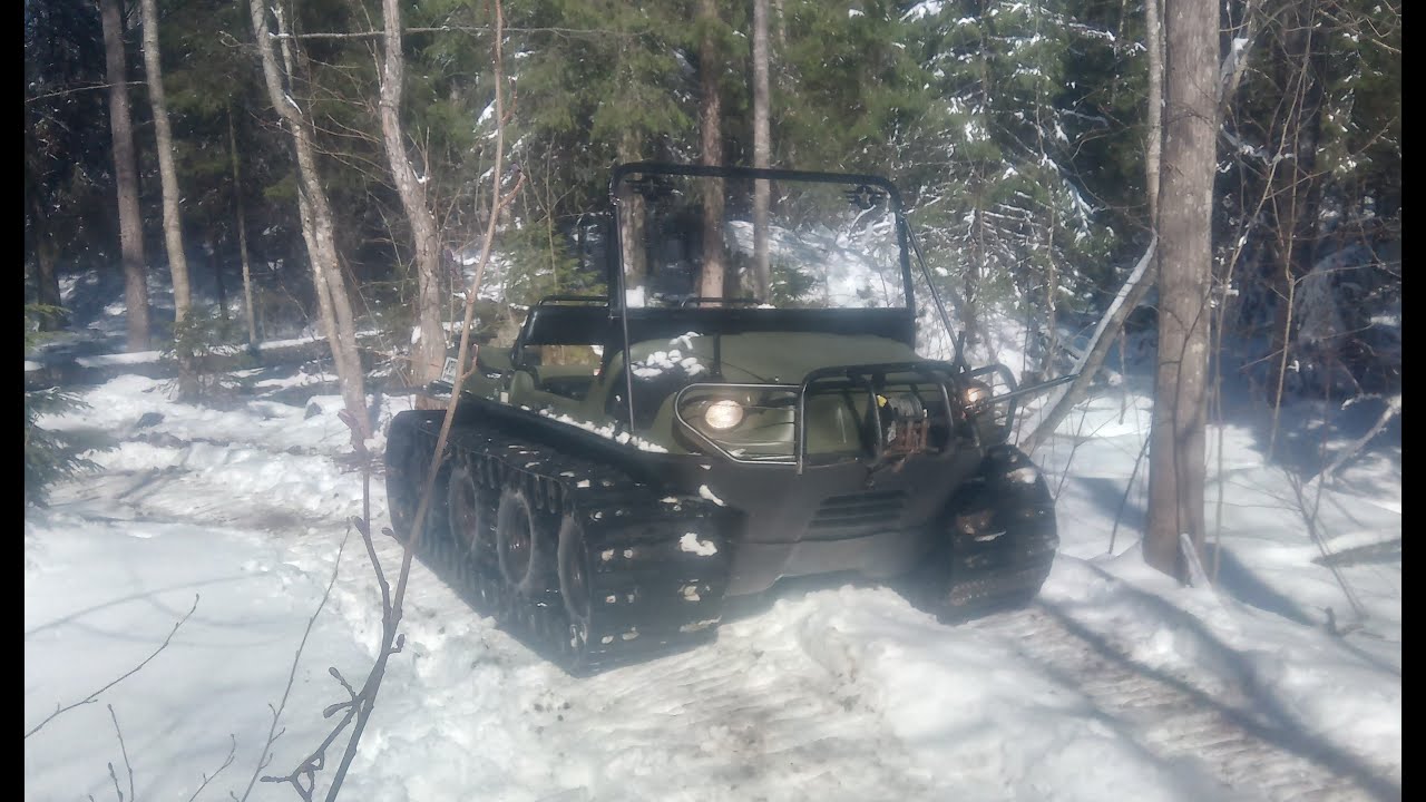 На АРГОше до озера....проверить обстановку)