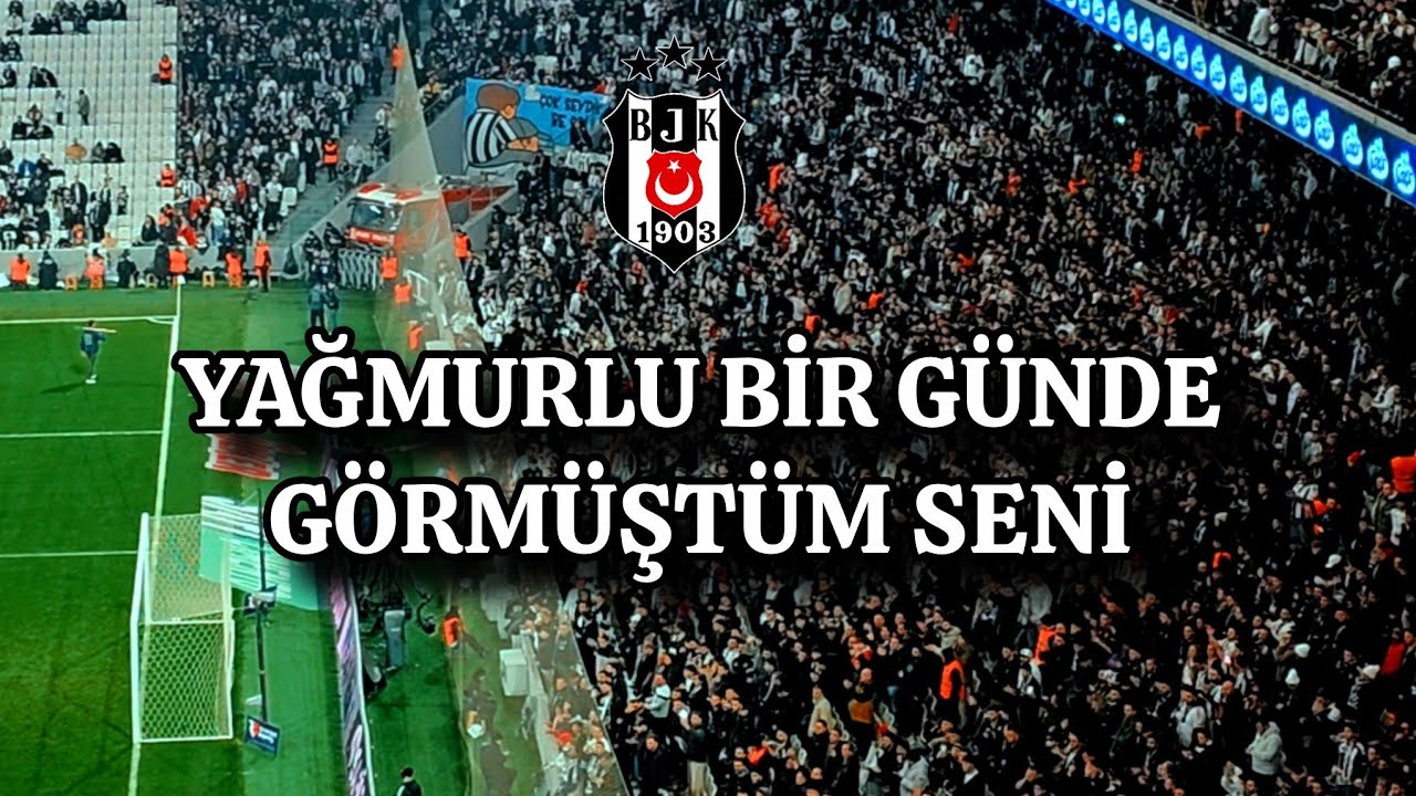 Beşiktaş tribünü - Yağmurlu bir günde görmüştüm seni 🦅  #Besiktaş #tribün