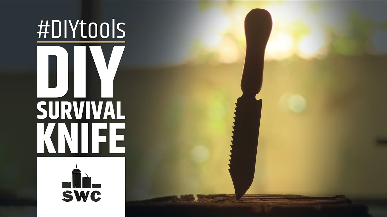 DIY survival knife from an old saw blade