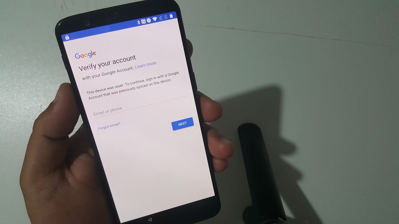 Oneplus 5,5T,3,3T,X ALL MODELS.Remove google account Bypass FRP.Without Box.