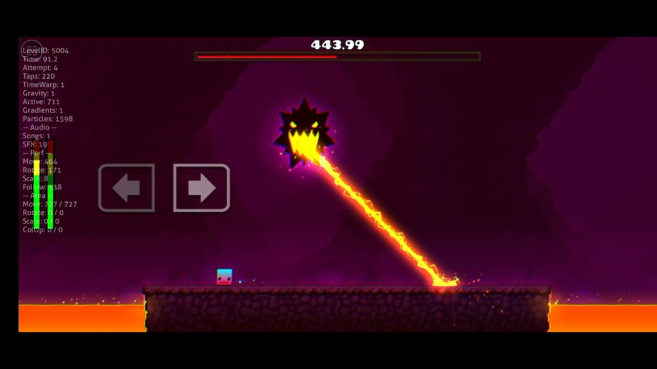 Jugando geometry dash part 2