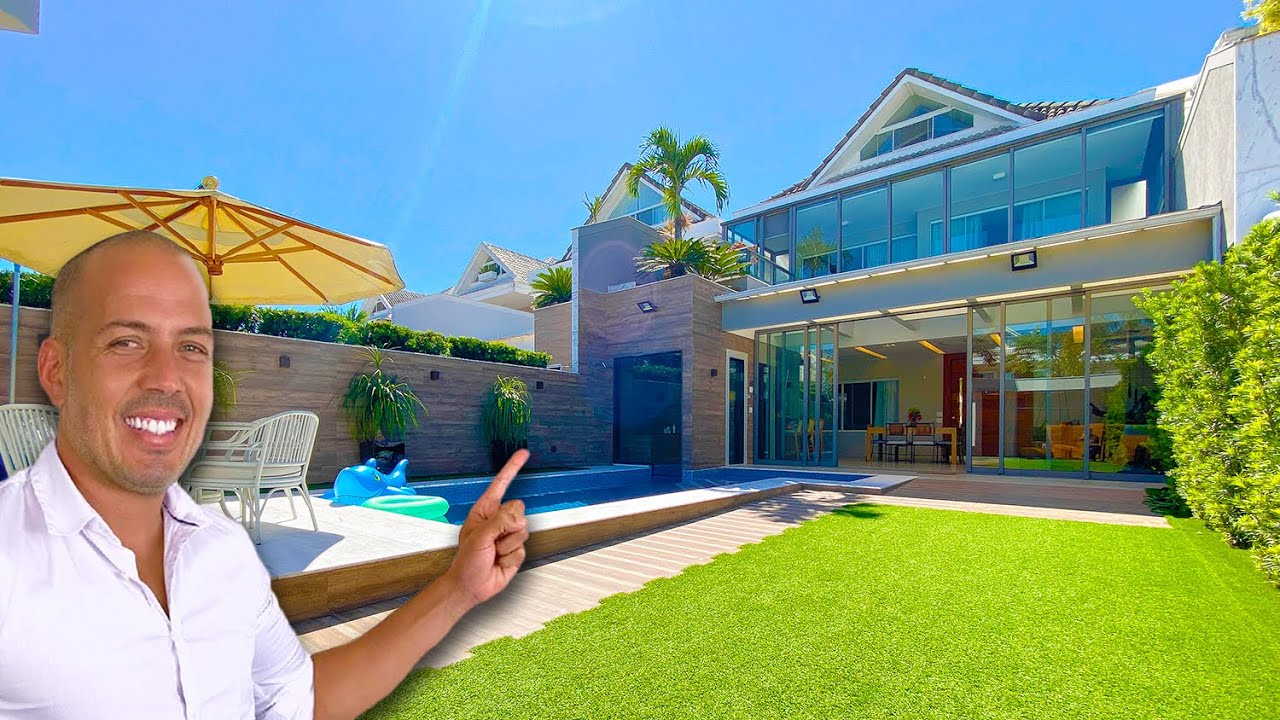 CASA DECORADA E AUTOMATIZADA À VENDA NO CONDOMINIO BLUE HOUSES -  BARRA!! | MULLER IMOVEIS RJ