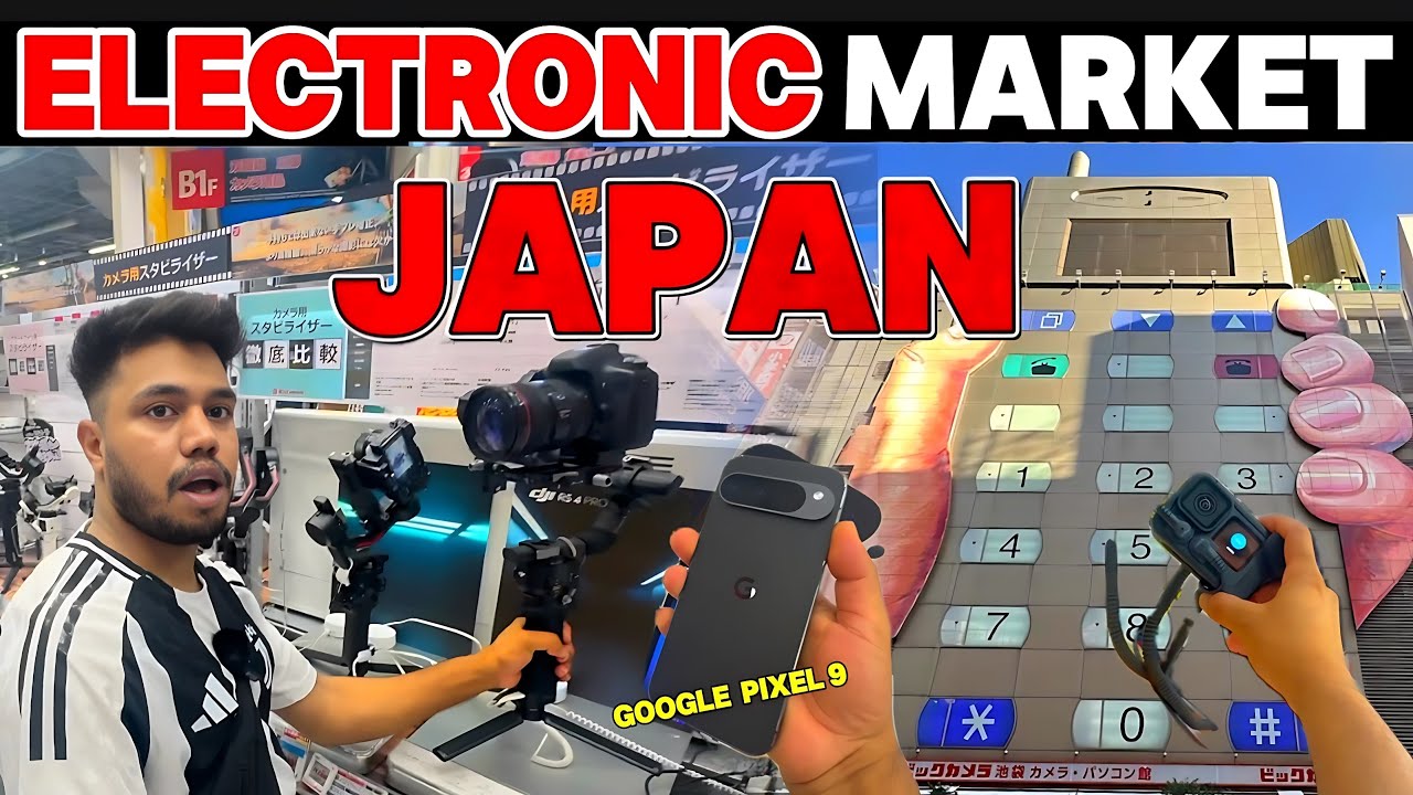 electronic device market in japan | japan bangla vlog | google pixel 9 | liakot bin moazz