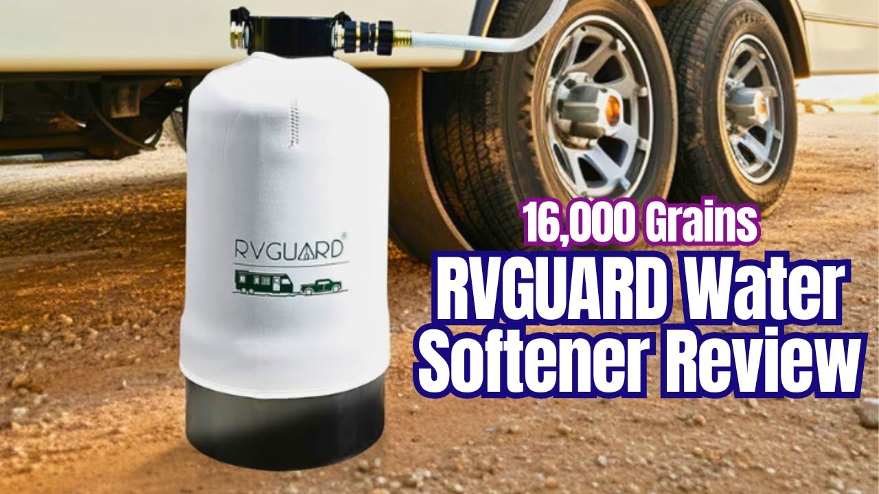 RVGUARD Water Softener Review|| 16,000 Grains Portable Water Softener for RV