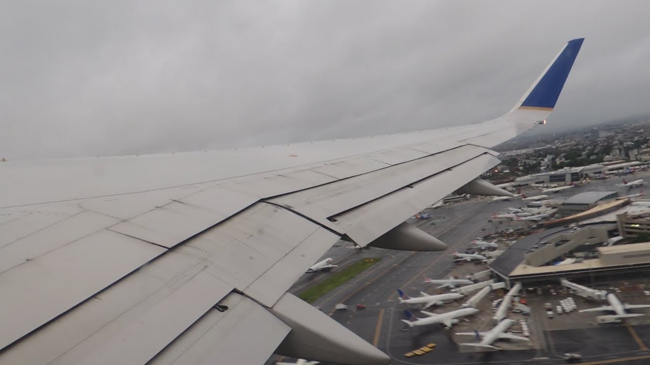 United Airlines Boeing 757-200 [N505UA] push back, start up, and takeoff from BOS