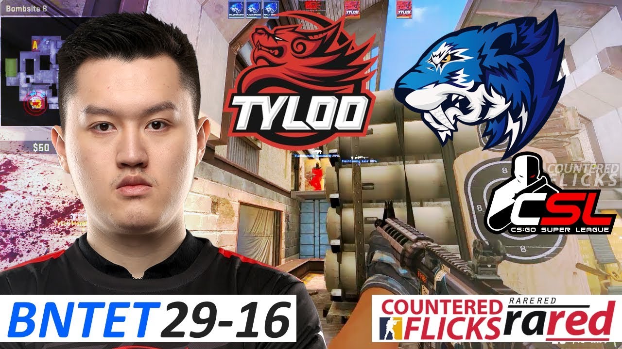 BnTeT 29-16 / TyLoo vs Flash / CS:GO Super League 2017 Finals - 3rd Place Decider