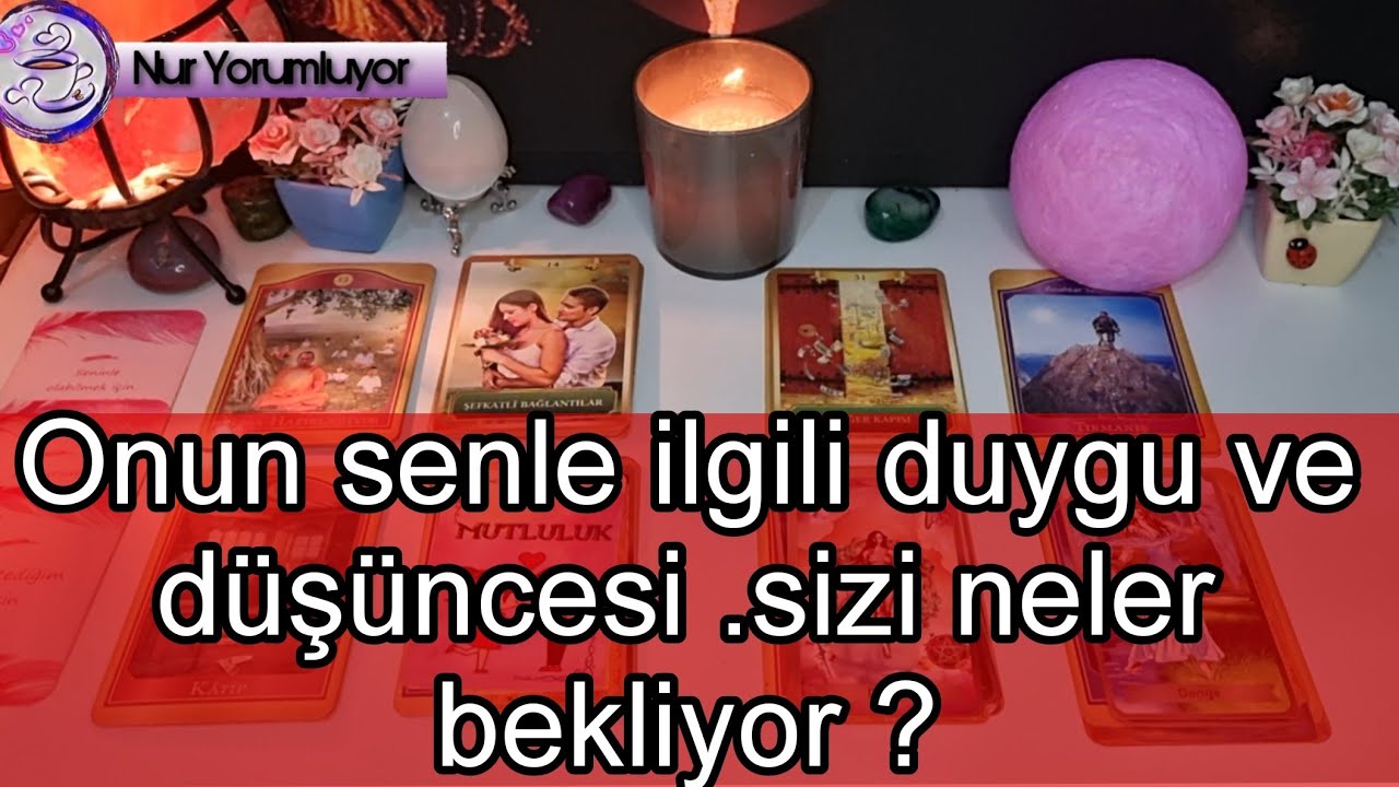 ONUN SENLE İLGİLİ DUYGU VE DÜŞÜNCELERİ  ❗❗SİZİ NELER BEKLİYOR ? #tarotfalı #keşfet