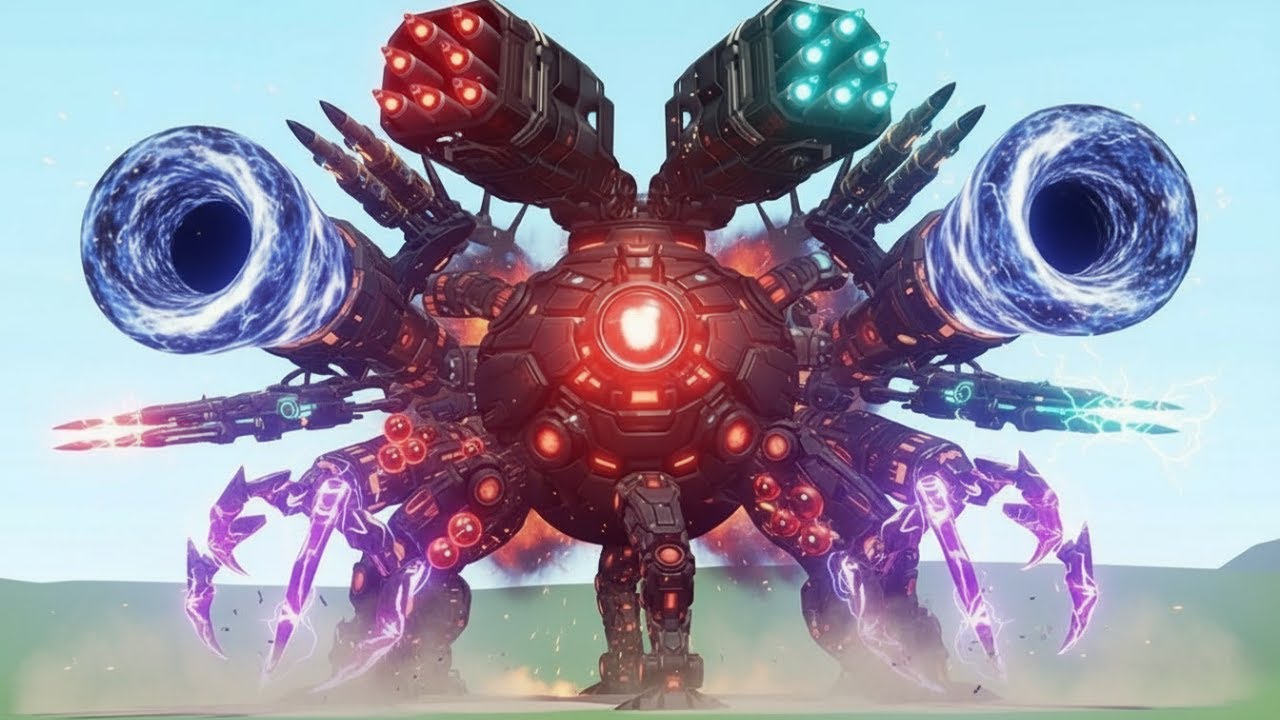 OMNIDROID V21 Mega Evolution – All Forms Grow to Extreme Size in Garry’s Mod!