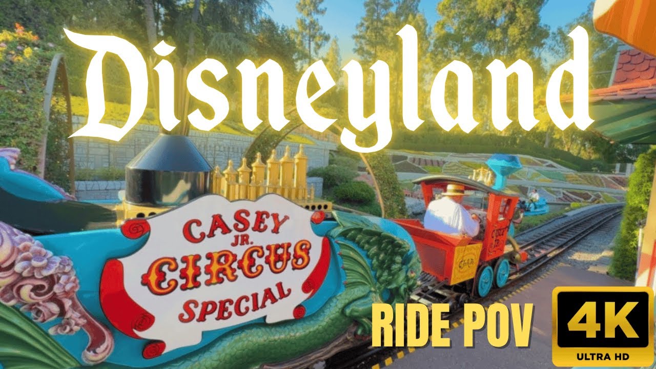 Casey Jr. Circus Train Ride POV 2025 4K