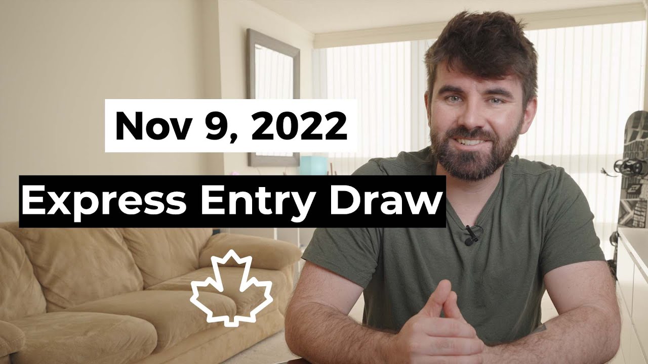 November 9 Express Entry Draw Results | CRS score drops again!