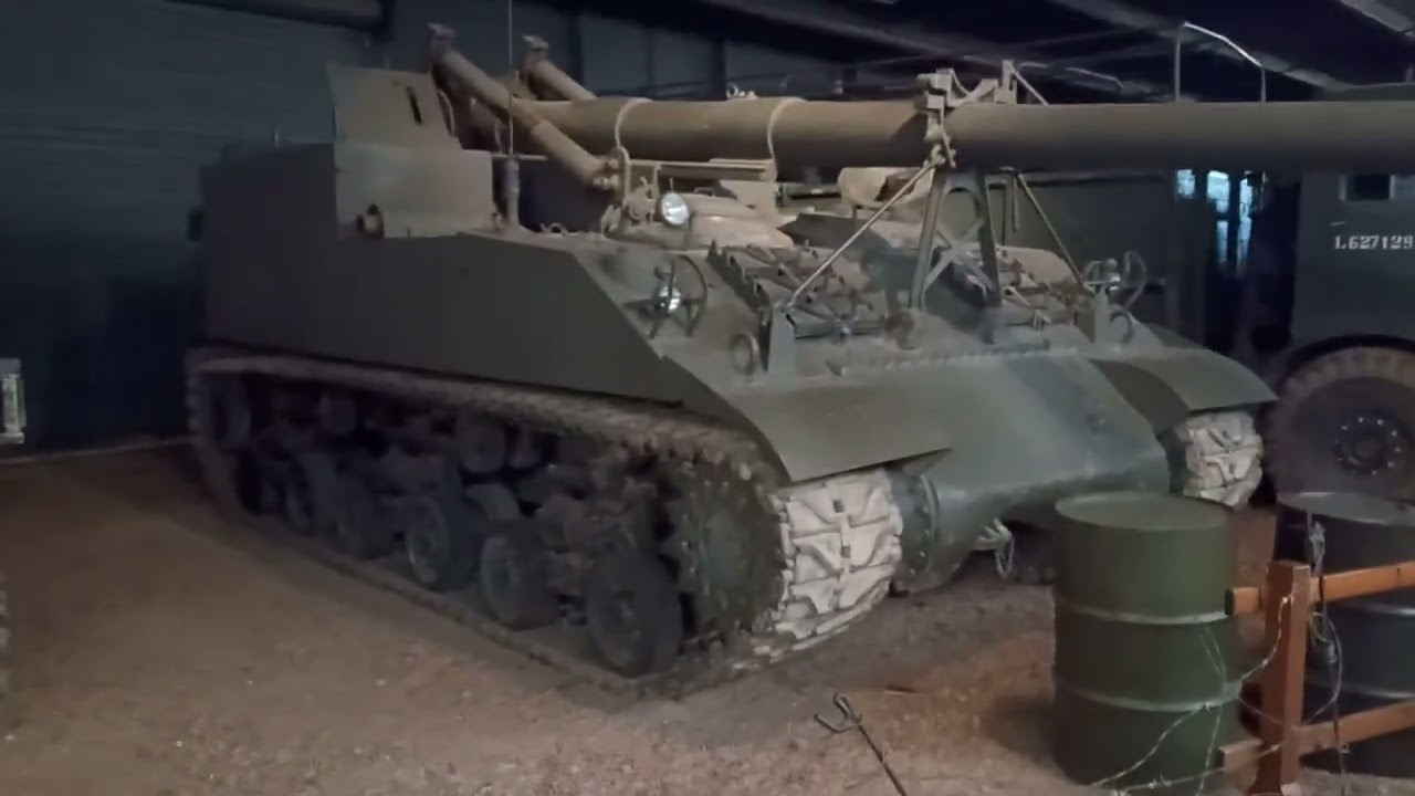 US 155mm M40 Self propelled - gun. World War II