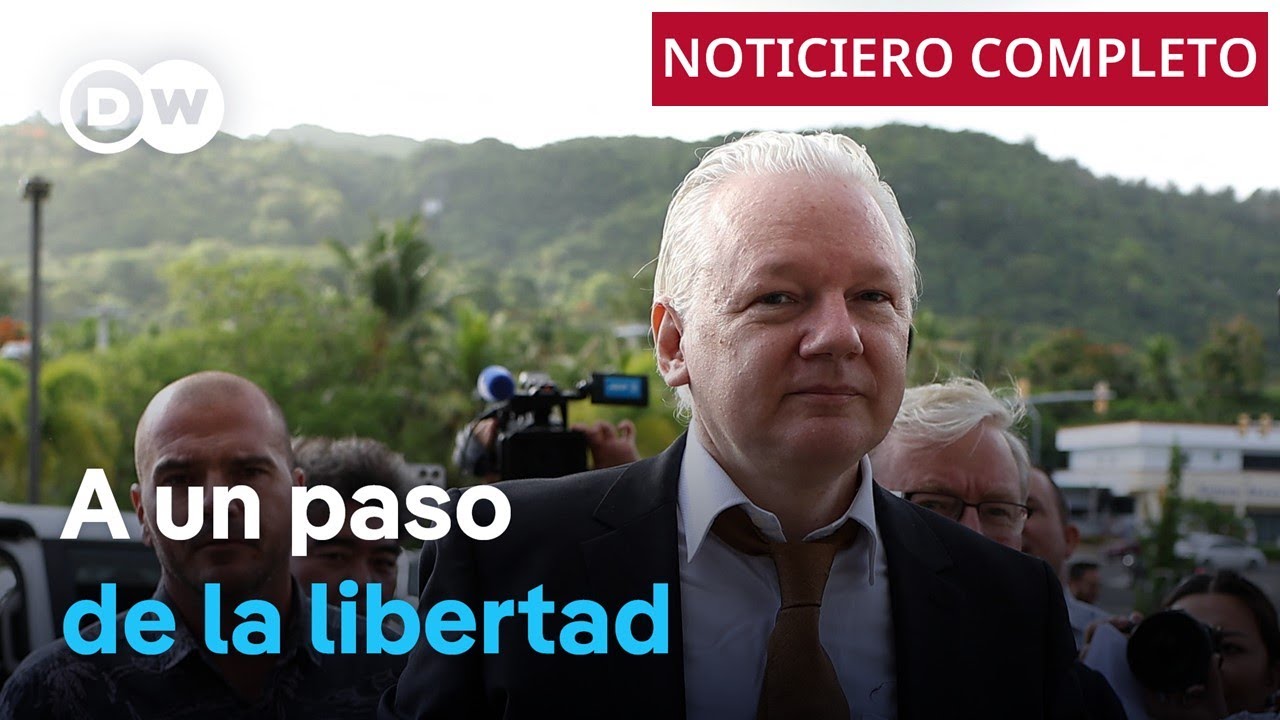 🔴 DW Noticias del 25 de junio: Julian Assange llega a territorio estadounidense [Noticiero completo]