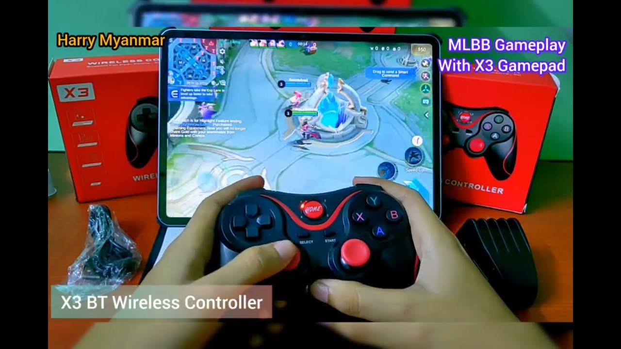 Mobile Legend Android game ကို X3 Gamepad နဲ့ ချိတ်နည်း