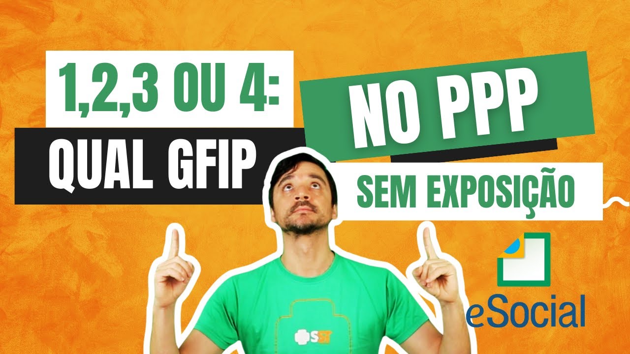 #04  - Qual c&oacute;digo GFIP colocar no PPP do empregado n&atilde;o exposto a agentes nocivos