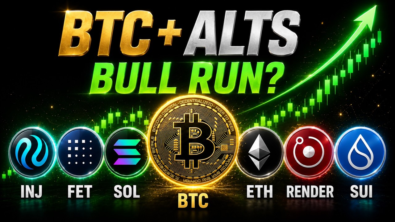 BTC, ETH, SOL, SUI, RENDER, FET & INJ | Bull Run Continues?! Targets & Key Levels