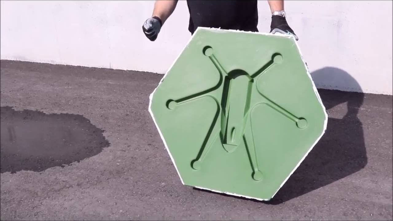 Fabricación Molde en Carbono del Drone RC-1