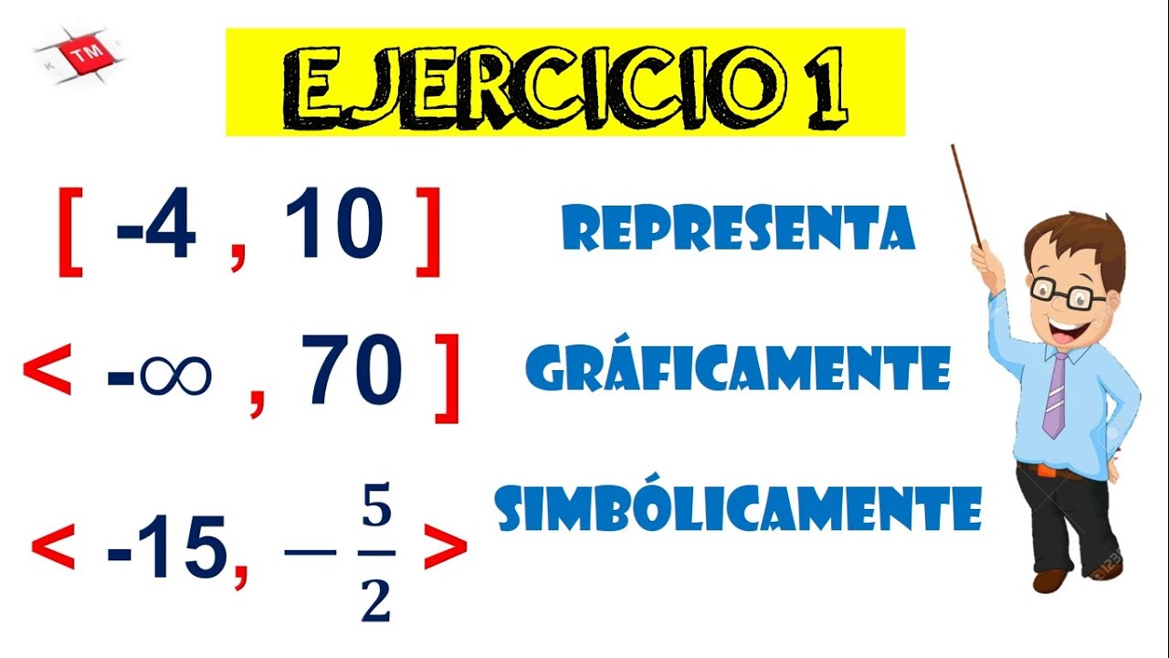 EJERCICIO 1 // INTERVALOS // REPRESENTACIÓN GRÁFICA Y SIMBÓLICA // sigue estos pasos👍👍