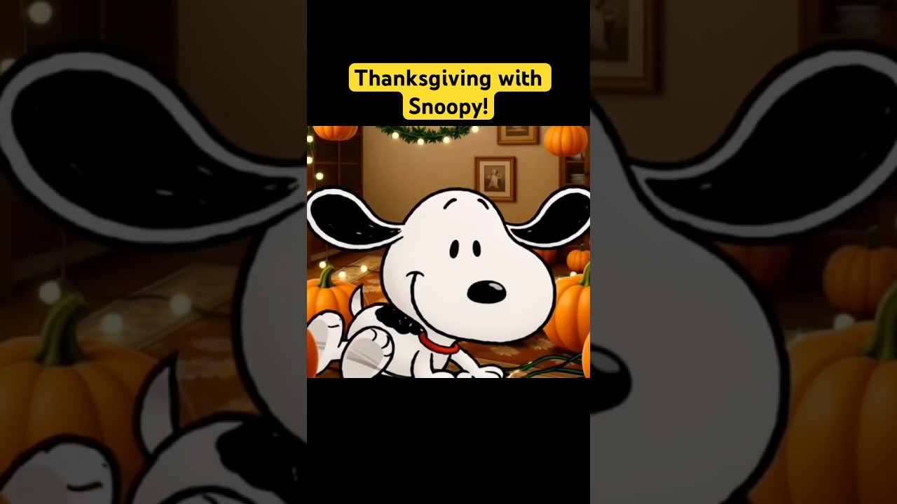 Thanksgiving with Snoopy 