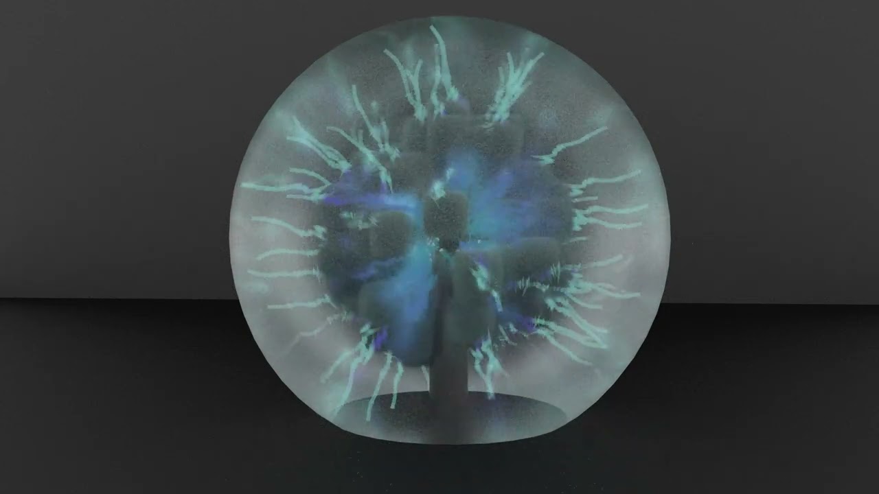 Plasma Ball Houdini Procedural FX Example